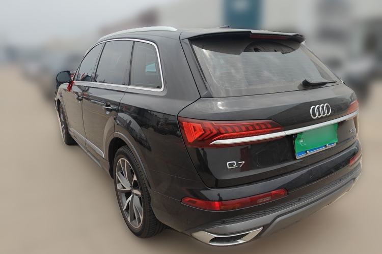 Used Audi Q7 2021 55 TFSI quattro S line Sport model Rear Left 45 Deg