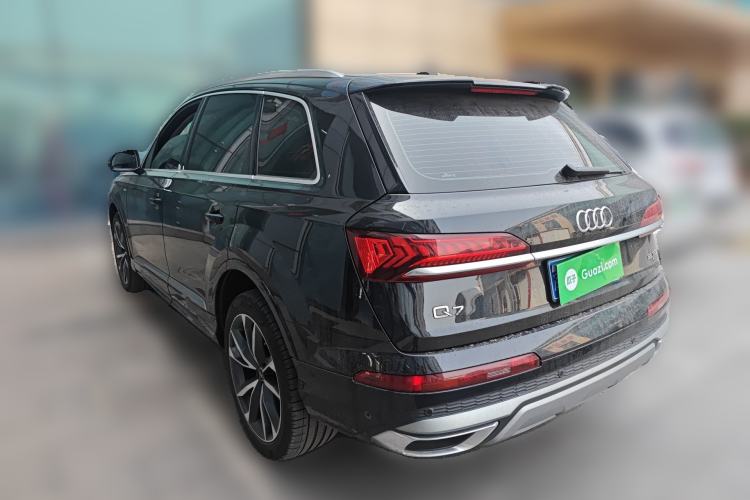 Used Audi Q7 2021 55 TFSI quattro S line Sport model Rear Left 45 Deg