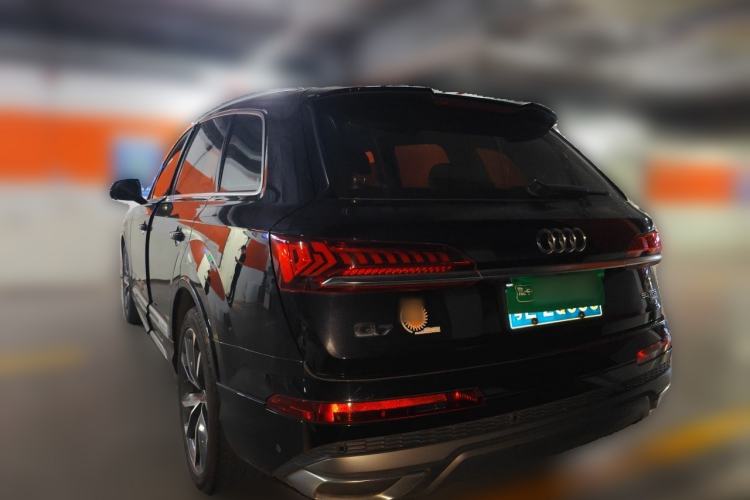 Used Audi Q7 2021 55 TFSI quattro S line Sport model Rear Left 45 Deg