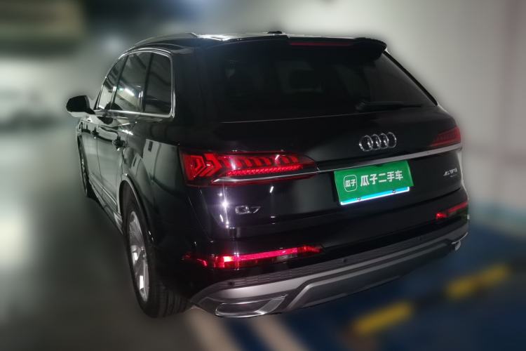 Used Audi Q7 2021 45 TFSI quattro S line Sport model Rear Left 45 Deg