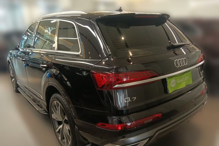 Used Audi Q7 2021 55 TFSI quattro S line Sport model Rear Left 45 Deg