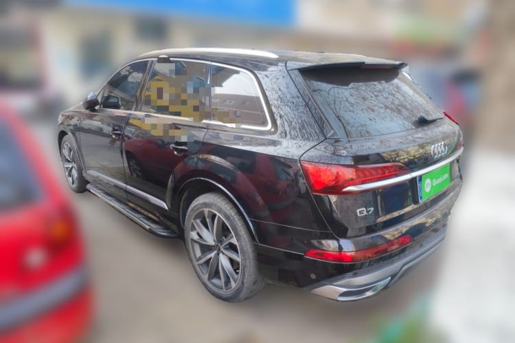 Used Audi Q7 2021 55 TFSI quattro S line Sport model Rear Left 45 Deg