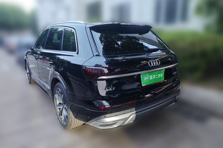 Used Audi Q7 2021 55 TFSI quattro S line Sport model Rear Left 45 Deg