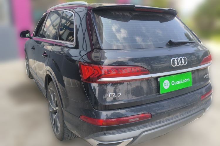 Used Audi Q7 2021 55 TFSI quattro S line Sport model Rear Left 45 Deg