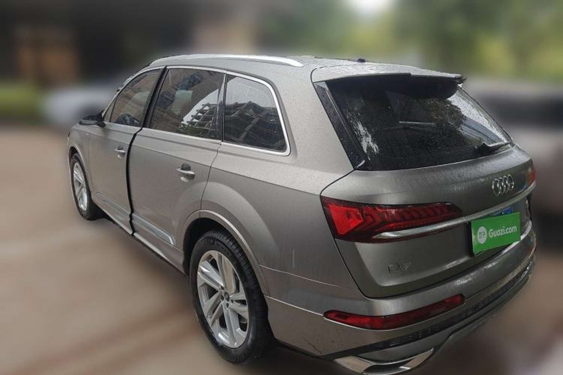 Used Audi Q7 2021 45 TFSI quattro S line Sport model Rear Left 45 Deg