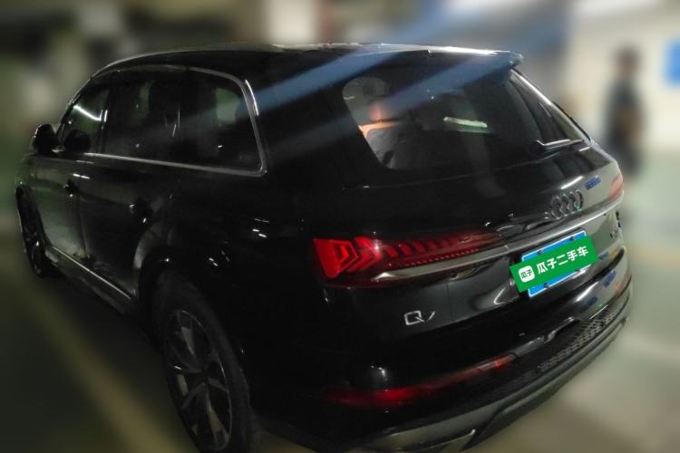 Used Audi Q7 2021 55 TFSI quattro S line Sport model Rear Left 45 Deg