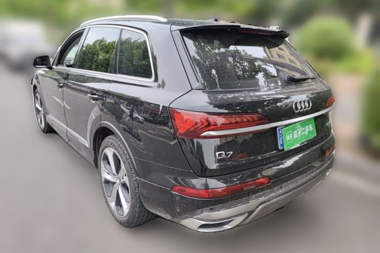 Used Audi Q7 2021 55 TFSI quattro S line Prestige Edition Rear Left 45 Deg