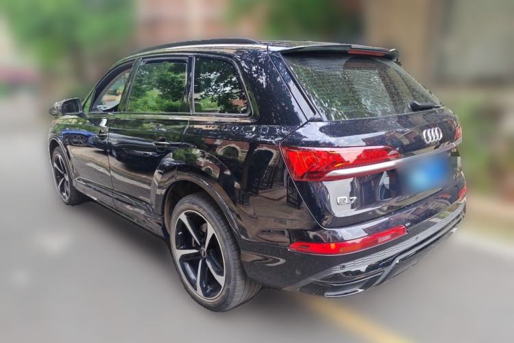 Used Audi Q7 2021 55 TFSI quattro S line Prestige Edition Rear Left 45 Deg