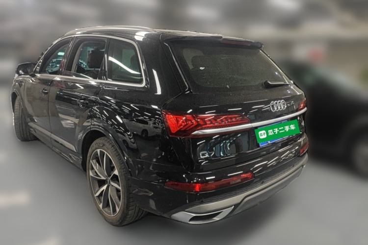 Used Audi Q7 2021 55 TFSI quattro S line Sport model Rear Left 45 Deg