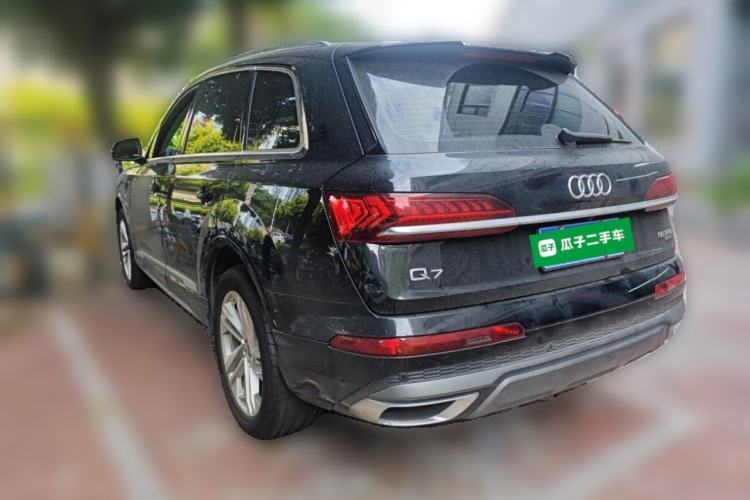 Used Audi Q7 2021 45 TFSI quattro S line Sport model Rear Left 45 Deg