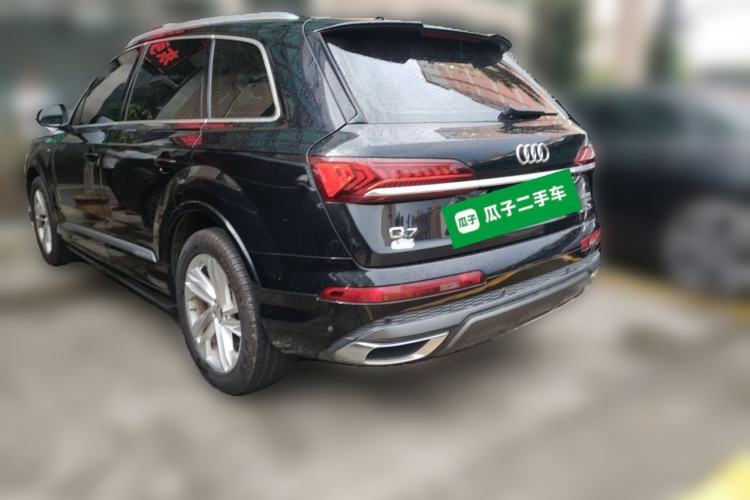 Used Audi Q7 2021 45 TFSI quattro S line Sport model Rear Left 45 Deg
