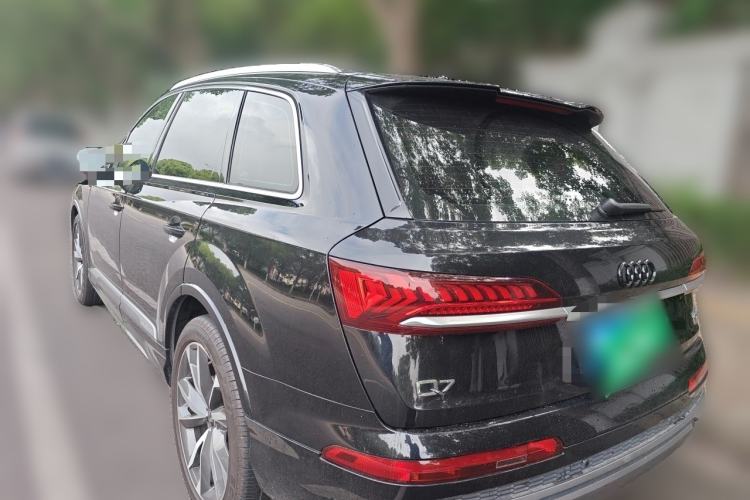 Used Audi Q7 2021 55 TFSI quattro S line Sport model Rear Left 45 Deg