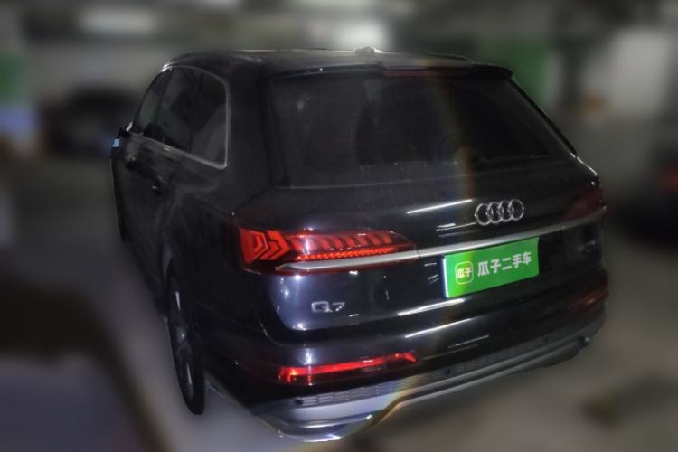Used Audi Q7 2021 55 TFSI quattro S line Sport model Rear Left 45 Deg