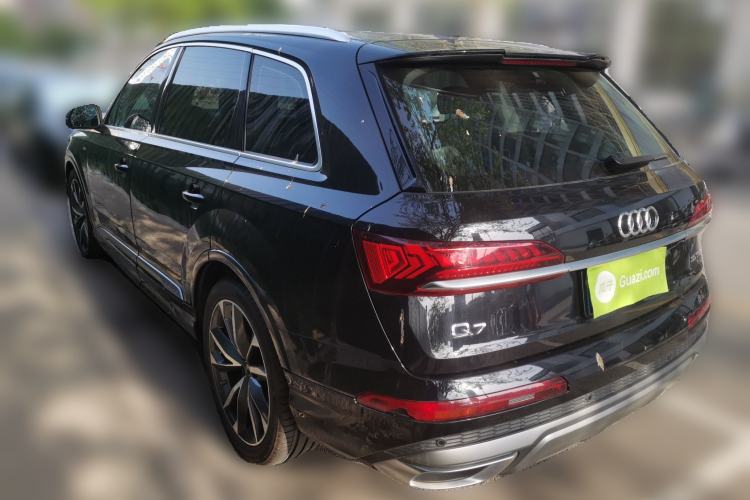 Used Audi Q7 2021 55 TFSI quattro S line Sport model Rear Left 45 Deg