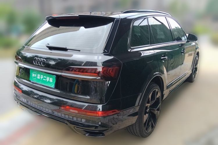 Used Audi Q7 2021 45 TFSI quattro S line Sport model Rear Right 45 Deg