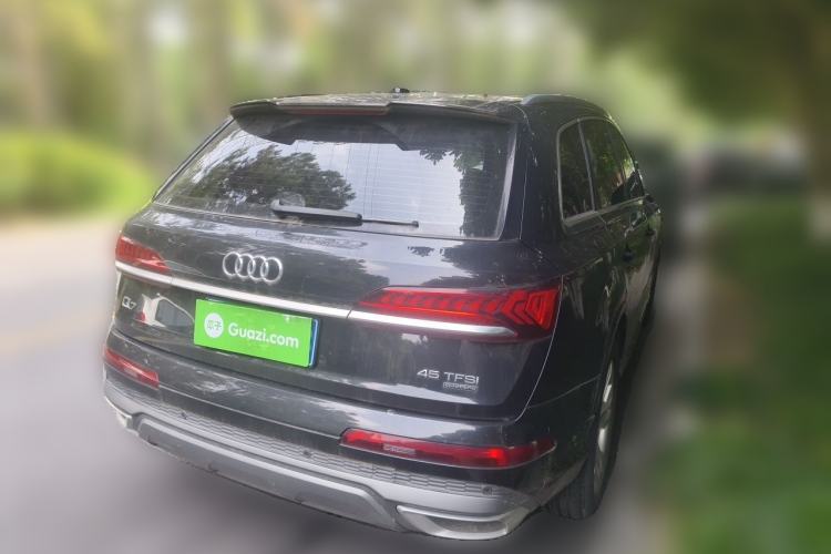Used Audi Q7 2021 45 TFSI quattro S line Sport model Rear Right 45 Deg