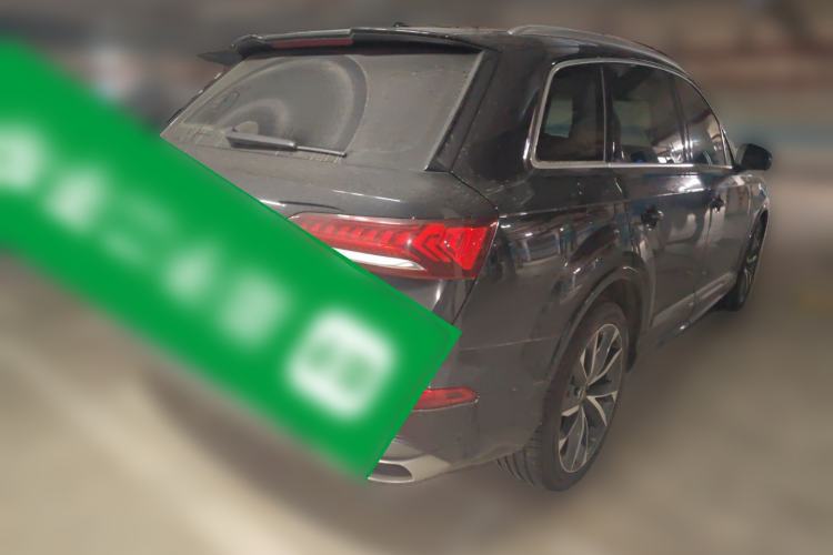 Used Audi Q7 2021 55 TFSI quattro S line Sport model Rear Right 45 Deg