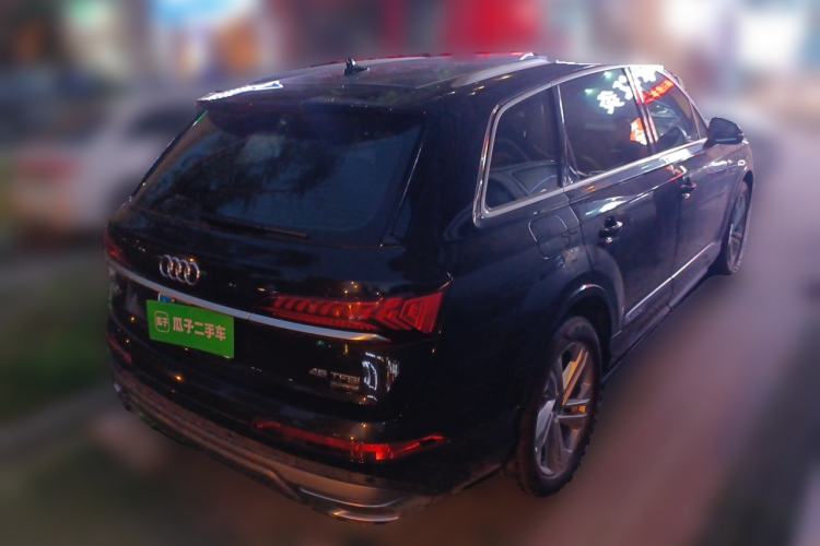 Used Audi Q7 2021 45 TFSI quattro S line Sport model Rear Right 45 Deg