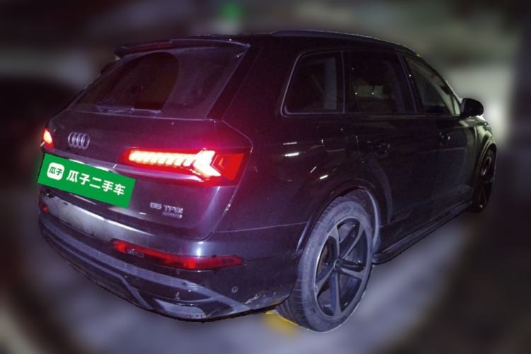 Used Audi Q7 2021 55 TFSI quattro S line Sport model Rear Right 45 Deg