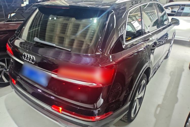 Used Audi Q7 2021 55 TFSI quattro S line Prestige Edition Rear Right 45 Deg