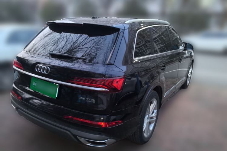 Used Audi Q7 2021 45 TFSI quattro S line Sport model Rear Right 45 Deg