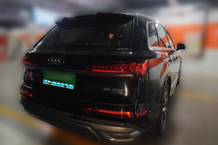 Used Audi Q7 2021 55 TFSI quattro S line Sport model Rear Right 45 Deg