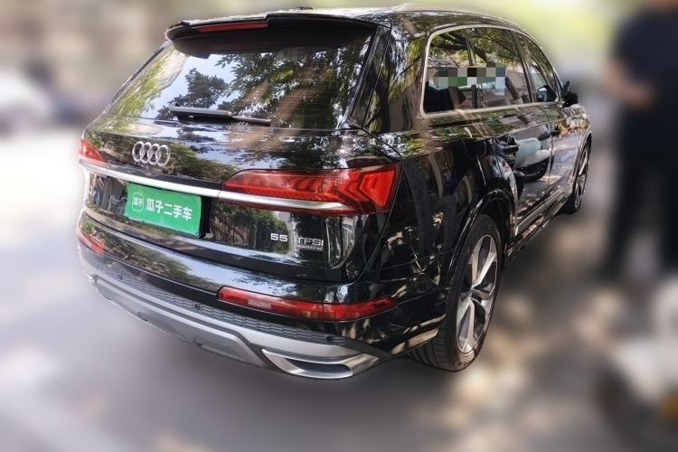 Used Audi Q7 2021 55 TFSI quattro S line Prestige Edition Rear Right 45 Deg