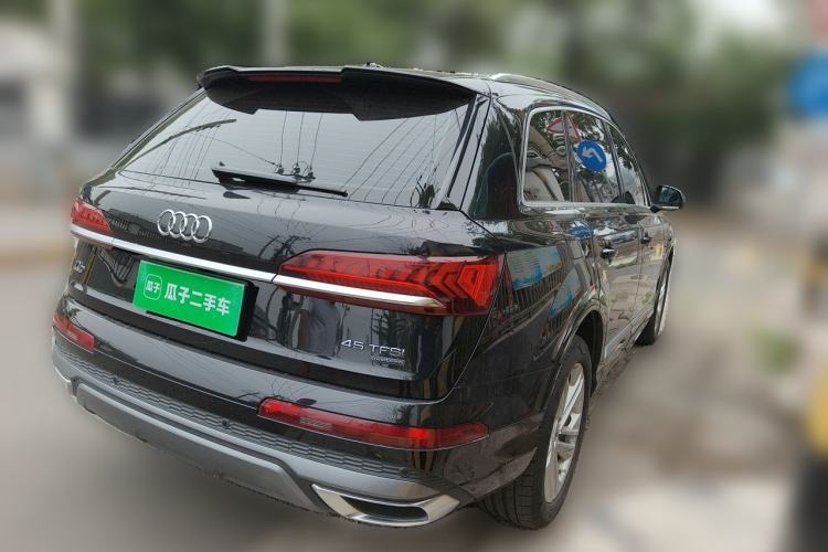 Used Audi Q7 2021 45 TFSI quattro S line Sport model Rear Right 45 Deg