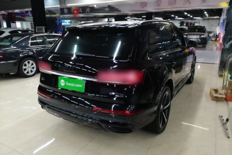 Used Audi Q7 2021 55 TFSI quattro S line Sport model Rear Right 45 Deg