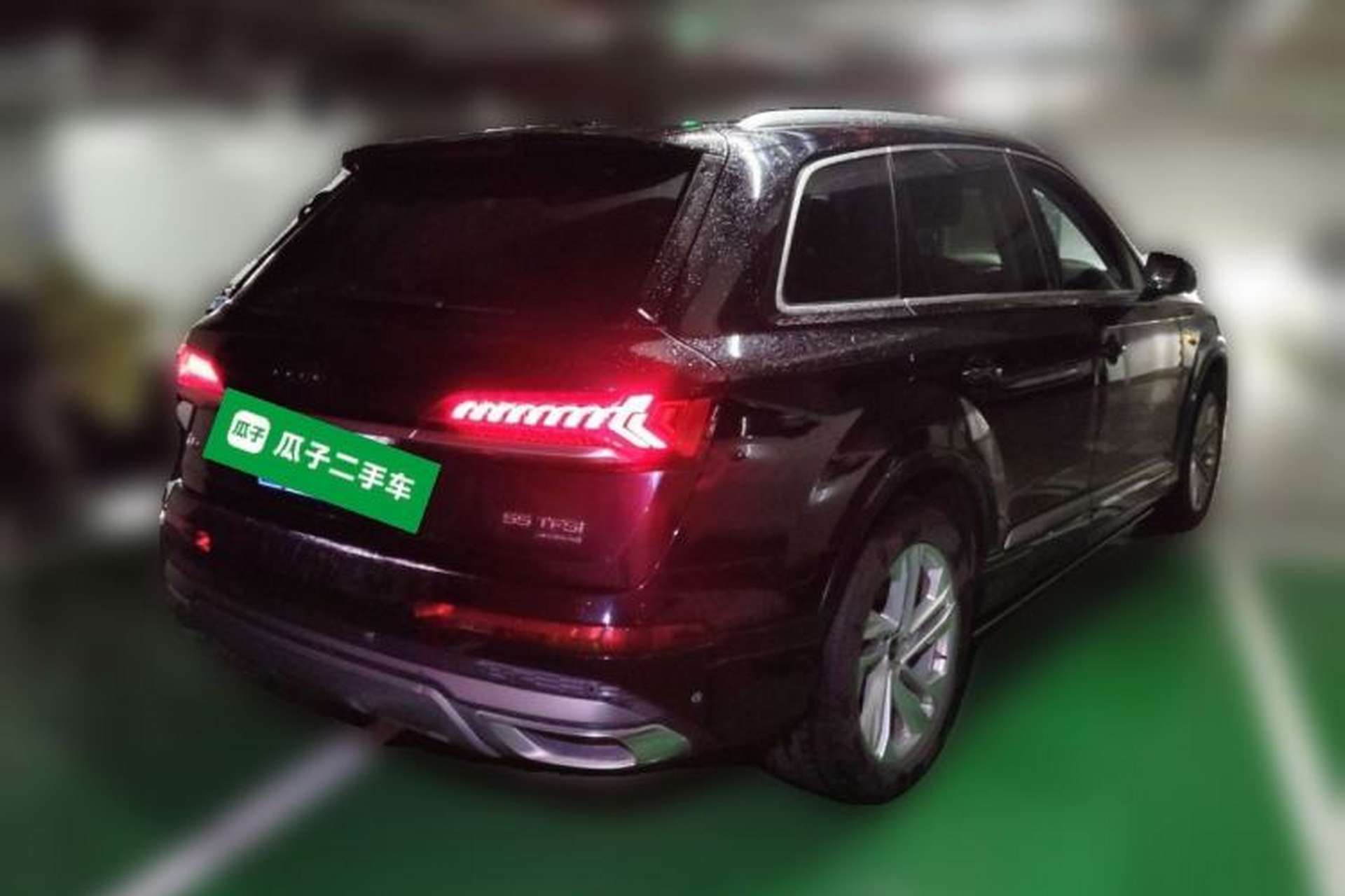 Used Audi Q7 2021 55 TFSI quattro S line Sport model Rear Right 45 Deg
