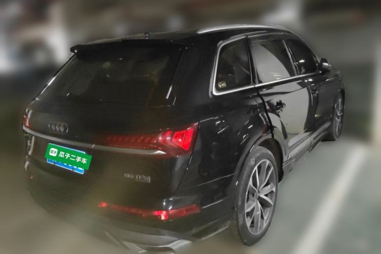 Used Audi Q7 2021 55 TFSI quattro S line Sport model Rear Right 45 Deg