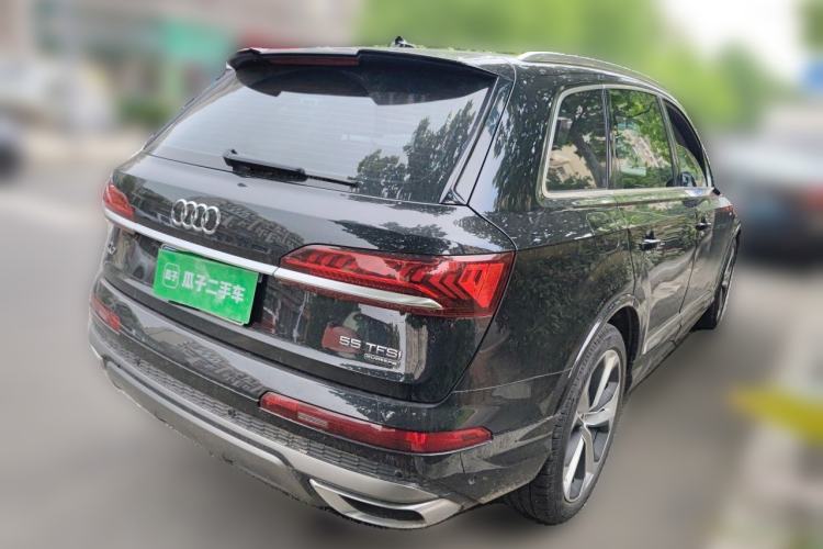 Used Audi Q7 2021 55 TFSI quattro S line Prestige Edition Rear Right 45 Deg