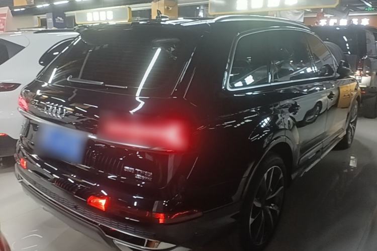 Used Audi Q7 2021 55 TFSI quattro S line Sport model Rear Right 45 Deg