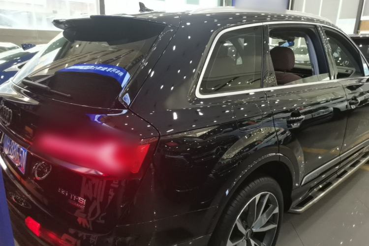 Used Audi Q7 2021 55 TFSI quattro S line Sport model Rear Right 45 Deg