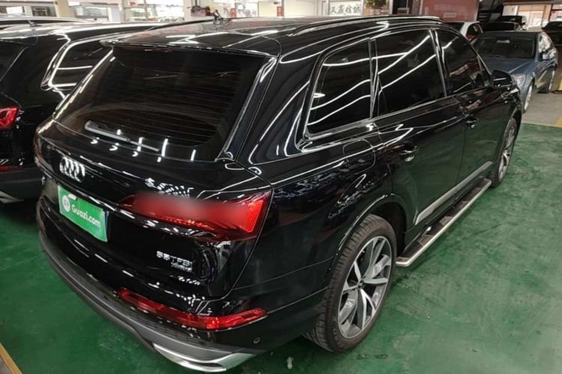 Used Audi Q7 2021 55 TFSI quattro S line Sport model Rear Right 45 Deg