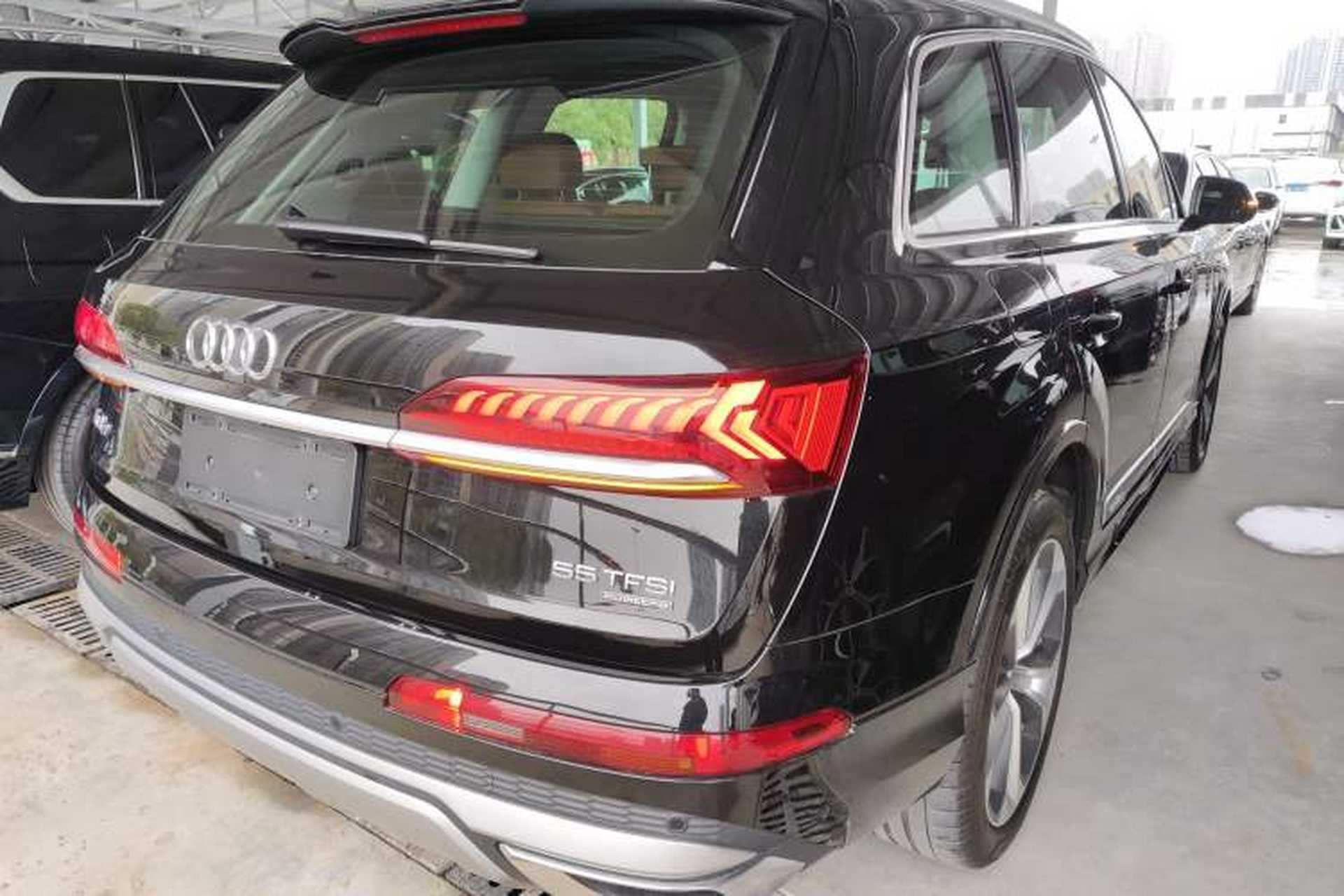 Used Audi Q7 2021 55 TFSI quattro S line Prestige Edition Rear Right 45 Deg