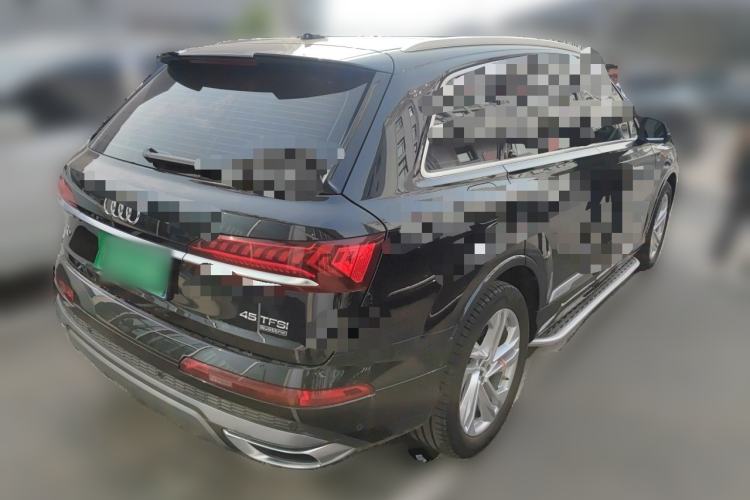 Used Audi Q7 2021 45 TFSI quattro S line Sport model Rear Right 45 Deg