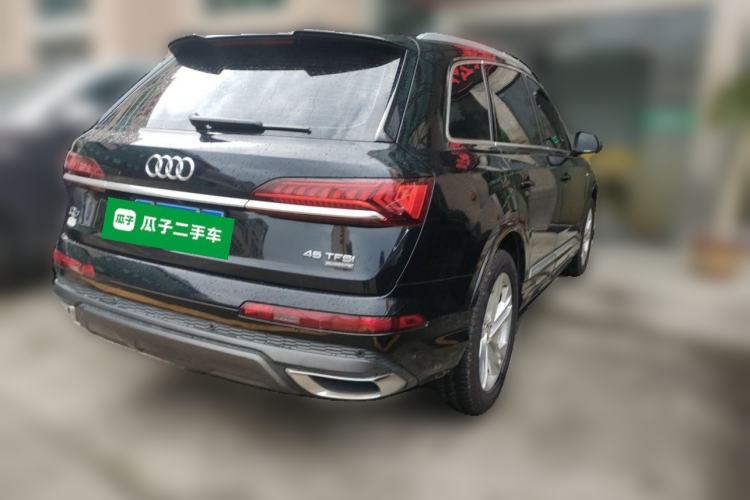 Used Audi Q7 2021 45 TFSI quattro S line Sport model Rear Right 45 Deg