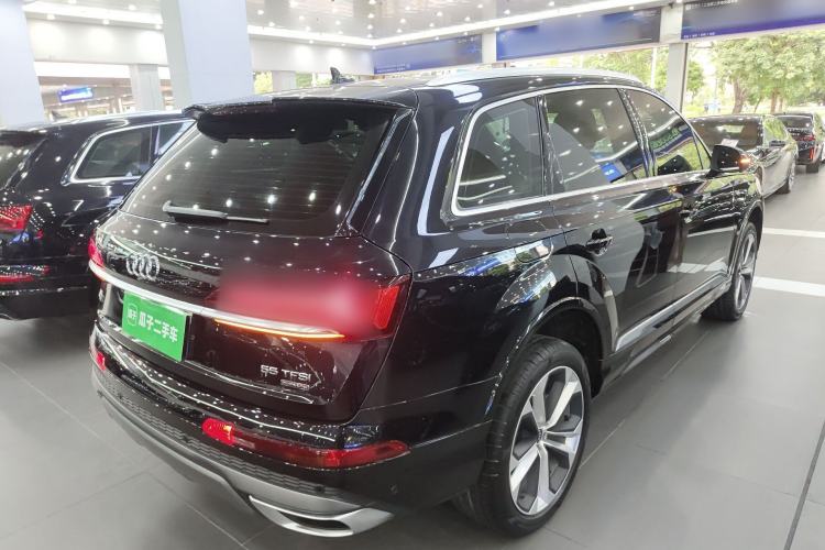 Used Audi Q7 2021 55 TFSI quattro S line Prestige Edition Rear Right 45 Deg
