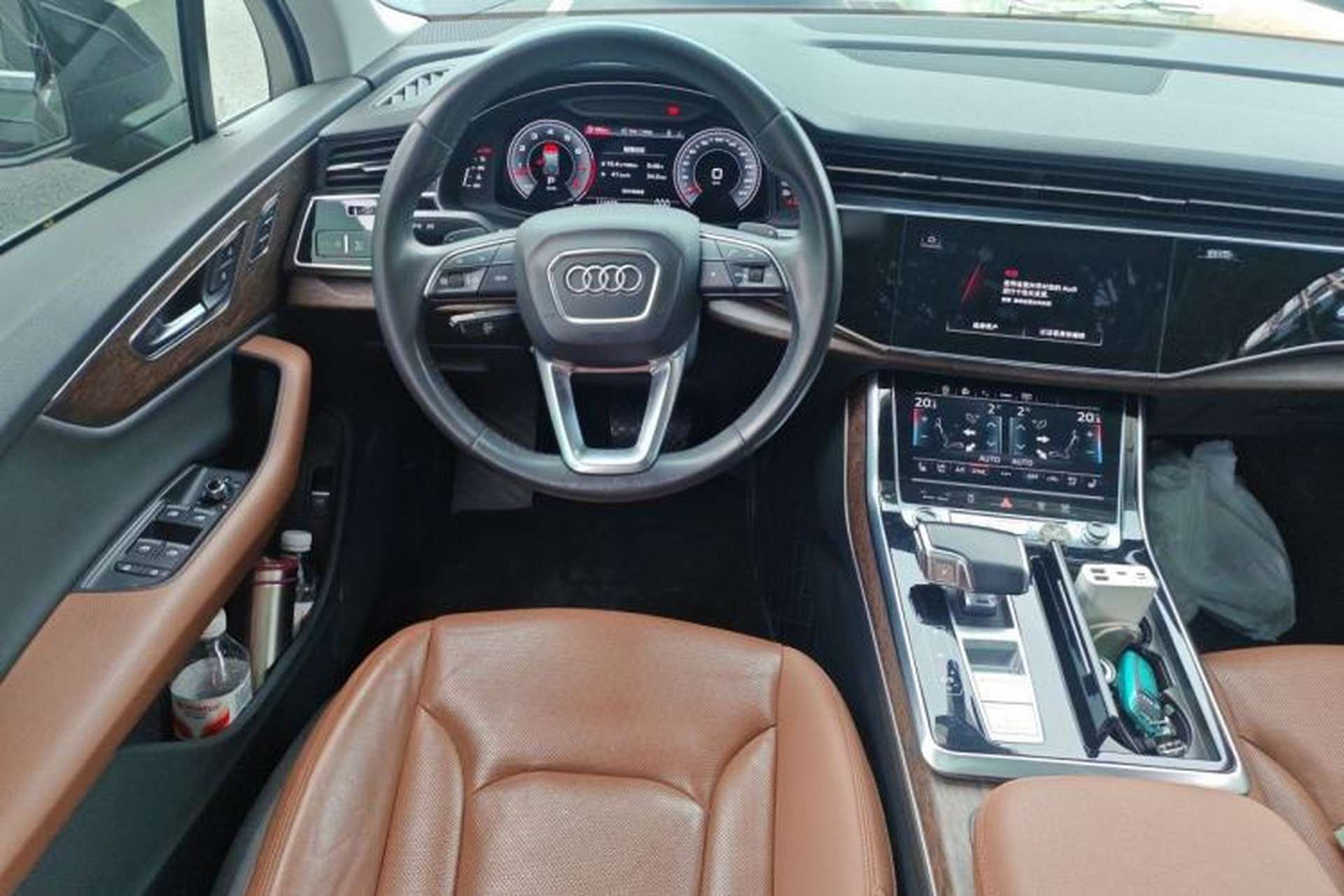 Used Audi Q7 2021 55 TFSI quattro S line Sport model Steering Wheel