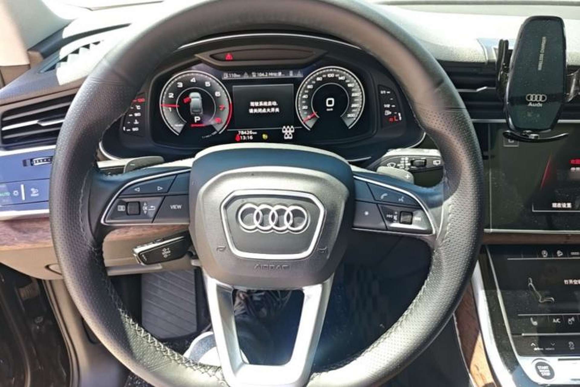 Used Audi Q7 2021 45 TFSI quattro S line Sport model Steering Wheel