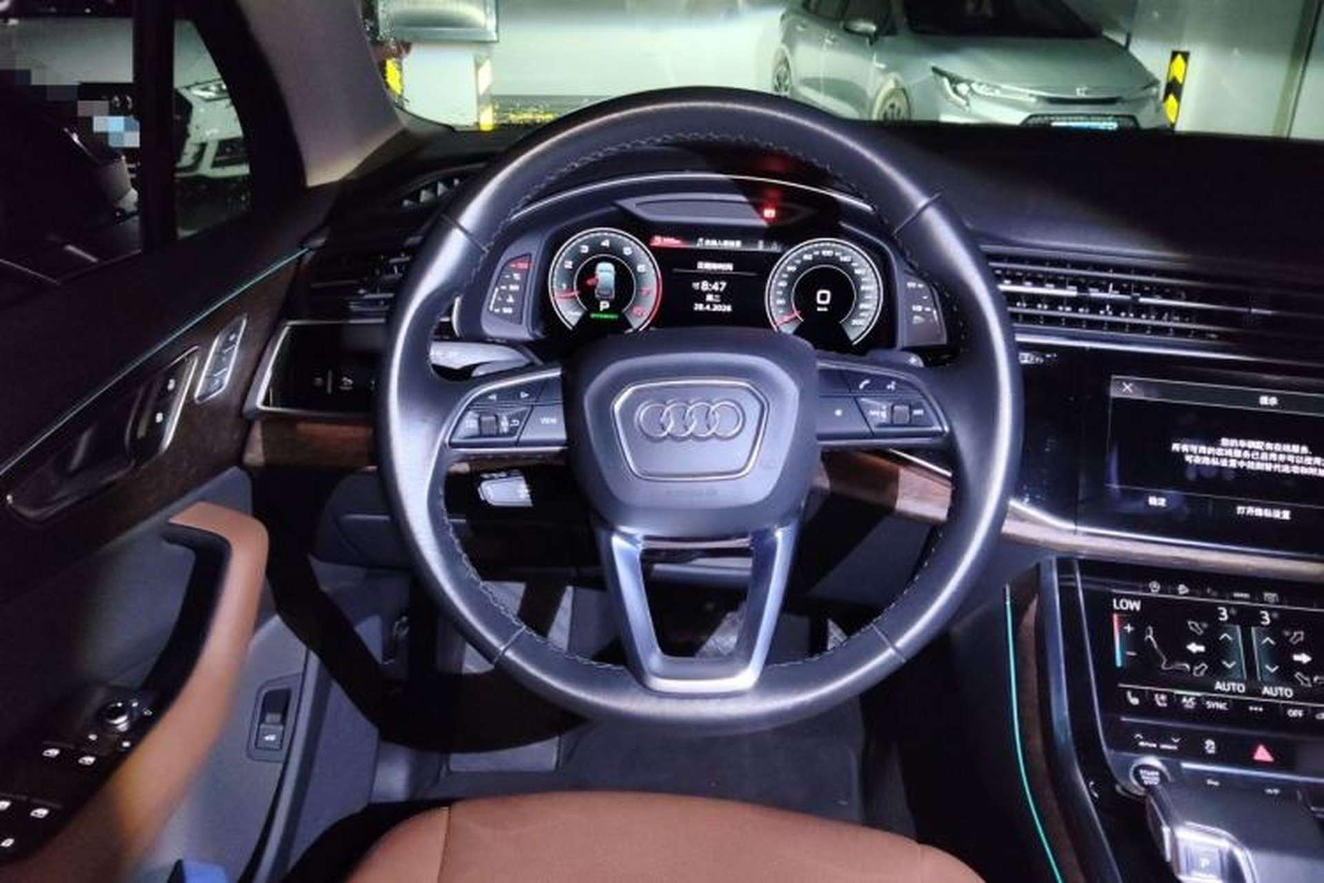 Used Audi Q7 2021 55 TFSI quattro S line Sport model Steering Wheel