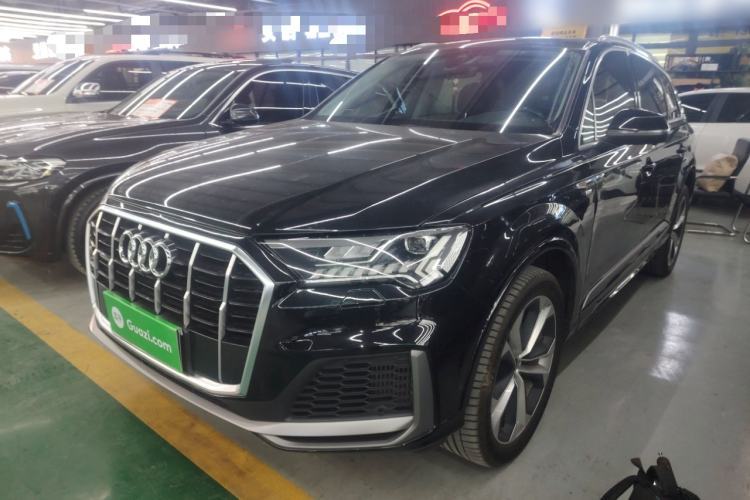Used Audi Q7 2021 55 TFSI quattro S line Sport model Guazi used car, China used car export, Used car for sale, Used cars, Cheapest cars for sale