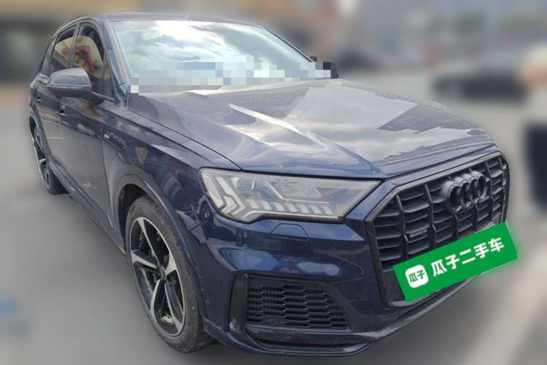 Used Audi Q7 2021 55 TFSI quattro S line Sport model Front Right 45 Deg