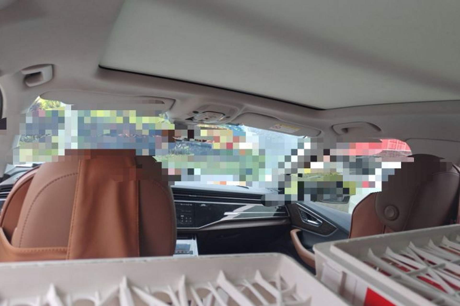 Used Audi Q7 2021 55 TFSI quattro S line Sport model Headliner