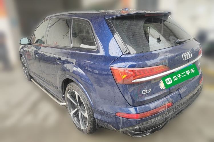 Used Audi Q7 2021 55 TFSI quattro S line Sport model Rear Left 45 Deg