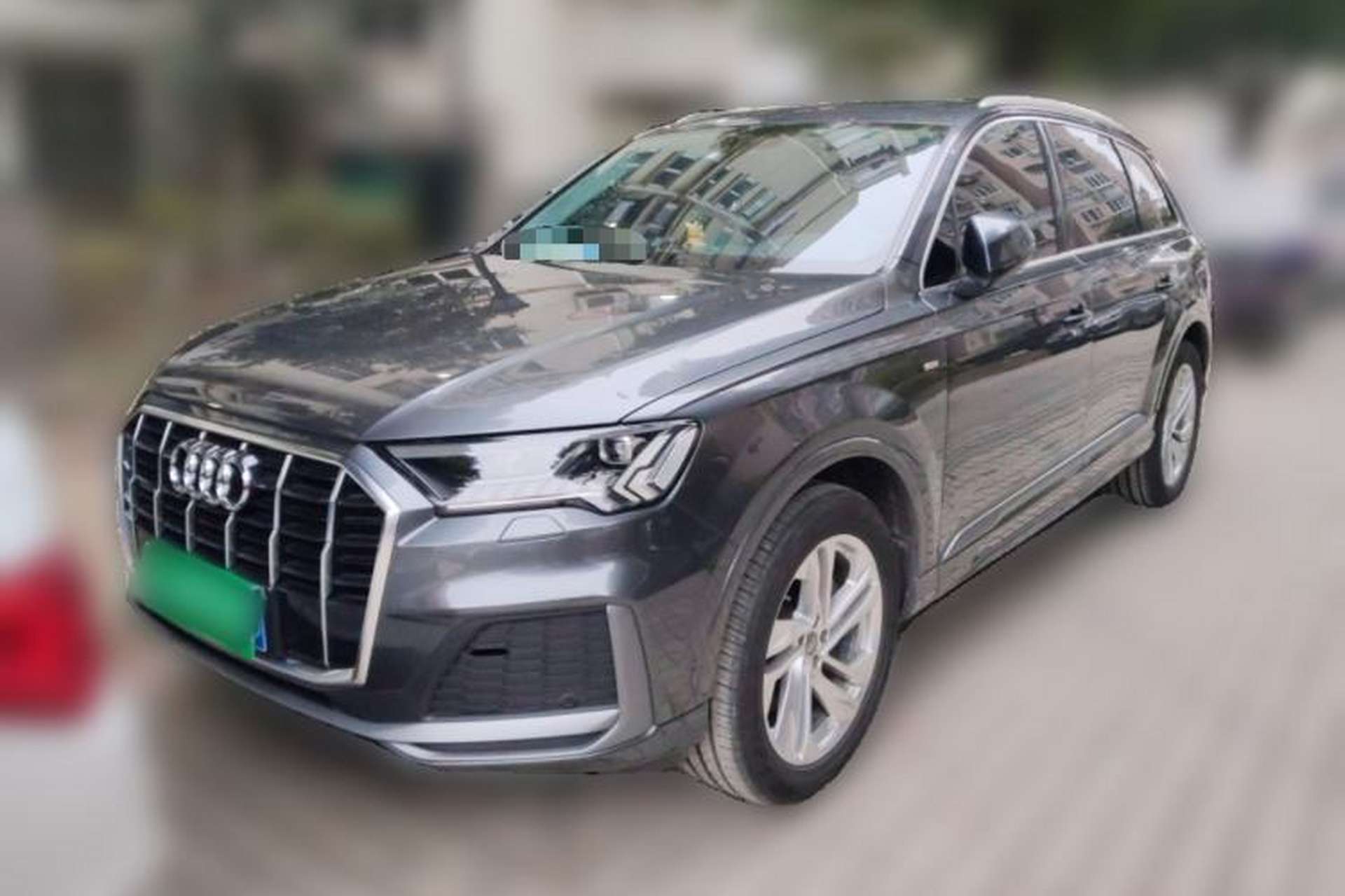 Used Audi Q7 2021 45 TFSI quattro S line Sport model Front Left 45 Deg