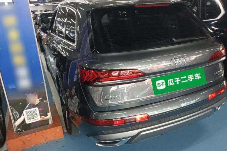 Used Audi Q7 2021 55 TFSI quattro S line Prestige Edition Rear Left 45 Deg