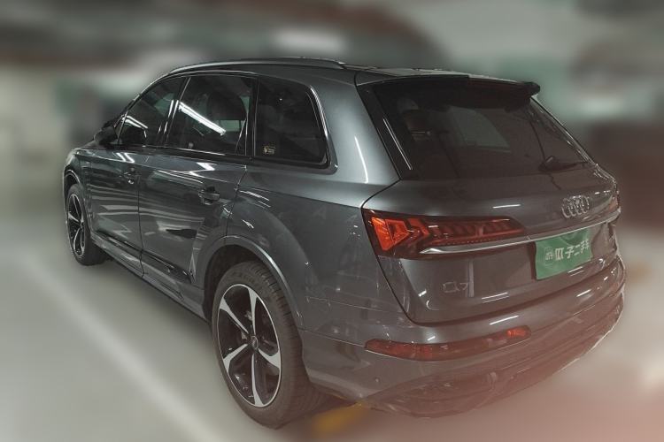 Used Audi Q7 2021 55 TFSI quattro S line Sport model Rear Left 45 Deg