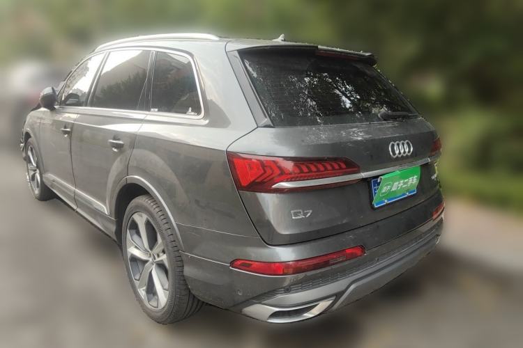 Used Audi Q7 2021 55 TFSI quattro S line Prestige Edition Rear Left 45 Deg